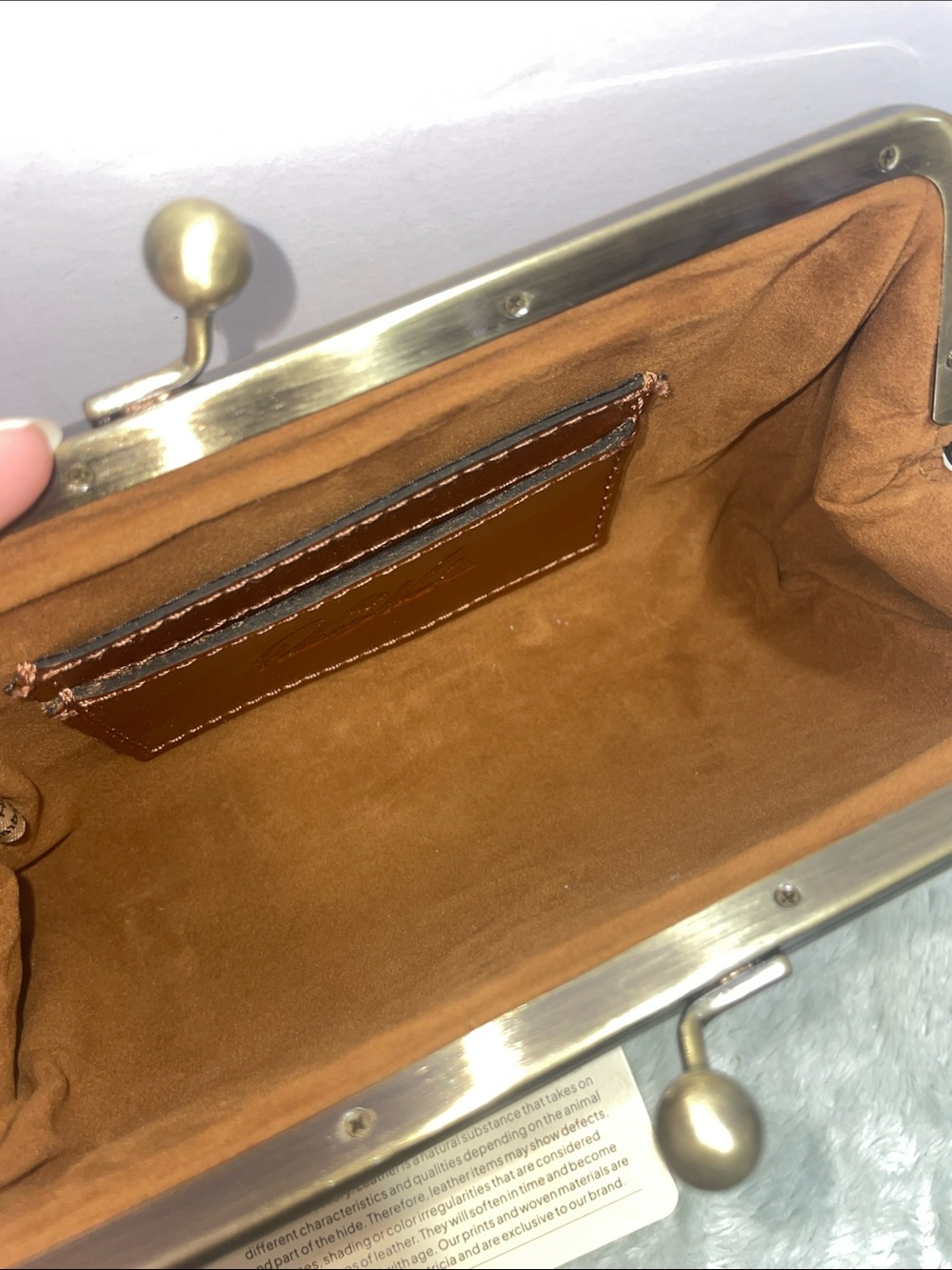 NWT Patricia Nash ‘Renna’ Kisslock Wristlet/Clutch - Picture 9 of 11